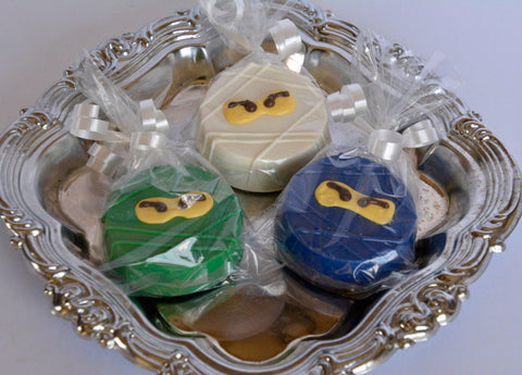 Ninja Themed Chocolate Covered Oreos