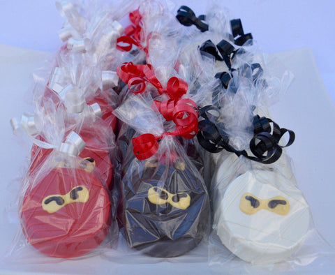 Ninja Themed Chocolate Covered Oreos