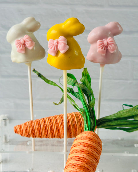 Pink & White Flowered Cakesicles (Set of 8)