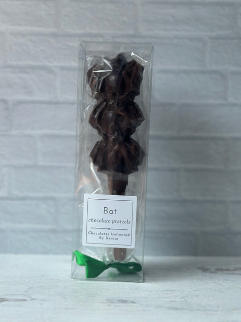 Bat Chocolate Covered Pretzels (set of 12)