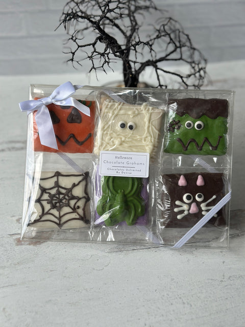 Fall Chocolate Covered Gram Cracker Set