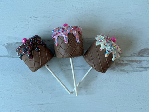Jumbo Chocolate Dipped Marshmallows (Set of 12)
