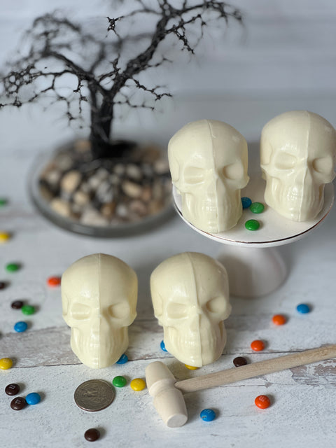 Mini Skull Breakable Chocolate (Box of 3)