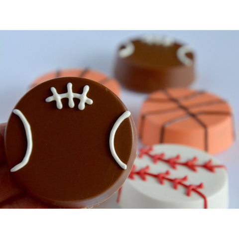 Sports Themed Chocolate Covered Oreos (Set of 12)