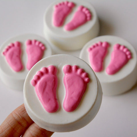 Baby Feet Chocolate Covered Oreos (Set of 12)