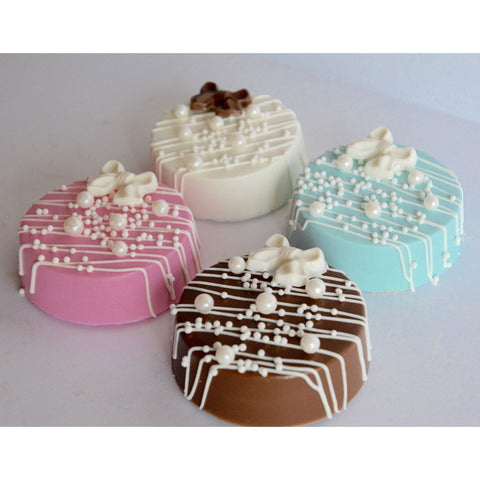 Elegantly Drizzled Chocolate Covered Oreos (Set of 12)