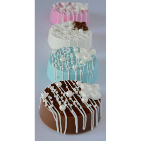 Elegantly Drizzled Chocolate Covered Oreos (Set of 12)