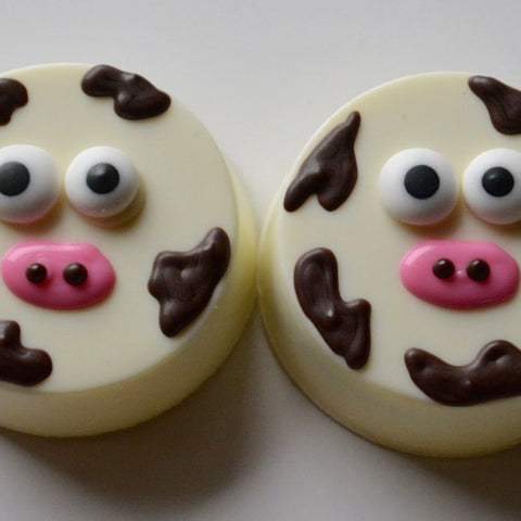 Cow Inspired Chocolate Covered Oreos (Set of 12)