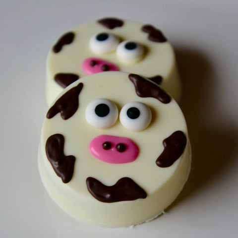 Cow Inspired Chocolate Covered Oreos (Set of 12)