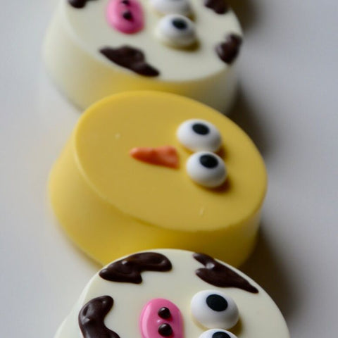 Easter Chicks Chocolate Covered Oreos (Set of 12)