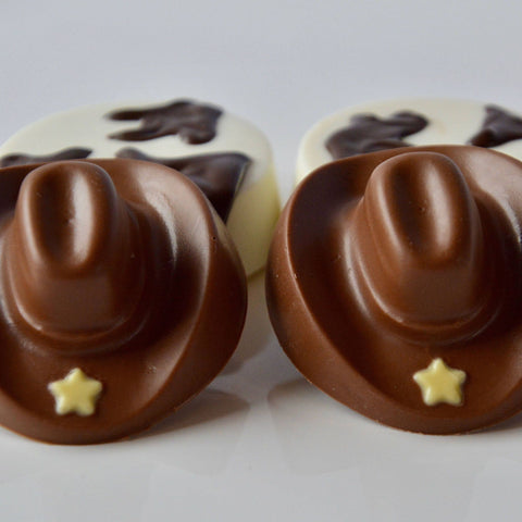 Cowboy Inspired Chocolate Covered Oreos (Set of 12)