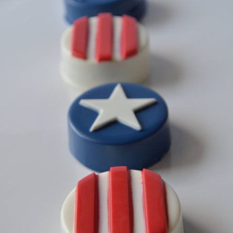 American Themed Chocolate Covered Oreos (Set of 12)