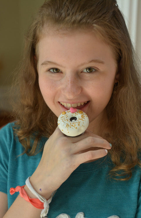 Chocolate Covered Mini Donut Rings (Set of 12)