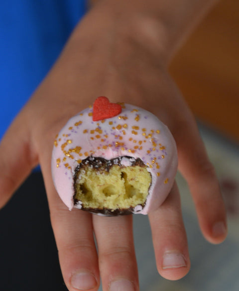 Chocolate Covered Mini Donut Rings (Set of 12)