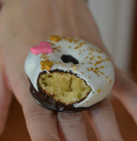 Chocolate Covered Mini Donut Rings (Set of 12)