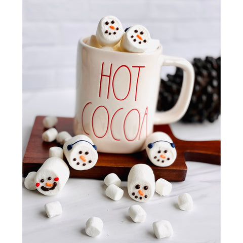 Hot Cocoa Snowman Toppers (Box of 6)