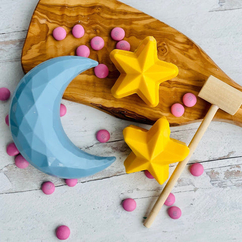 Breakable Chocolate Moon and Star Gift Box