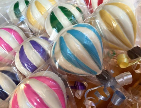 Chocolate Balloon Lollipops (Set of 12)