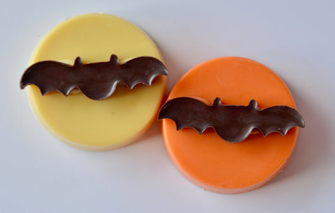 Bat Themed Chocolate Covered Oreo Cookies (Set of 12)