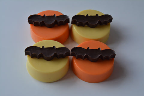 Bat Themed Chocolate Covered Oreo Cookies (Set of 12)