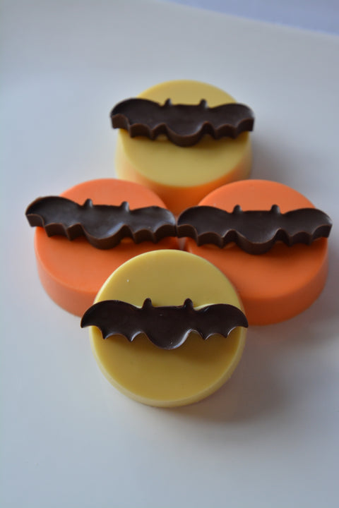 Bat Themed Chocolate Covered Oreo Cookies (Set of 12)