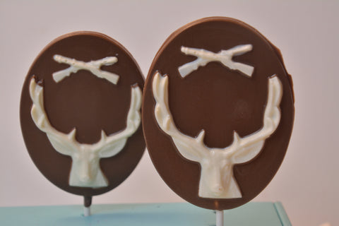 Deer Head Chocolate Lollipop