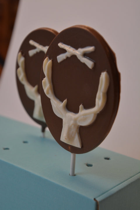 Deer Head Chocolate Lollipop