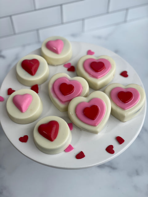 Heart Chocolate Covered Oreos (Set of 12)