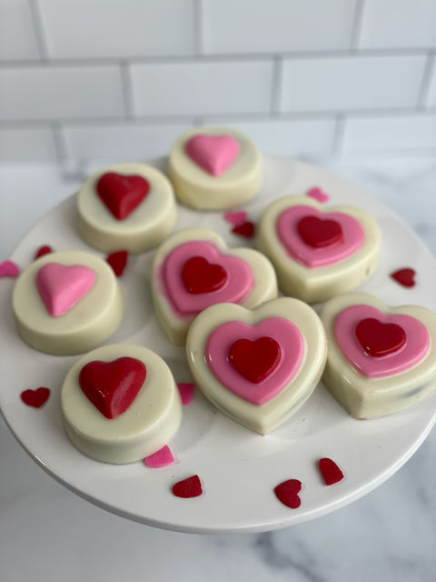 Heart Chocolate Covered Oreos (Set of 12)