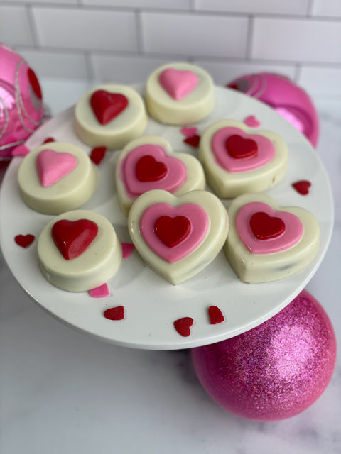 Heart Chocolate Covered Oreos (Set of 12)