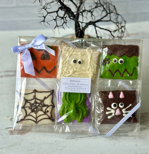 Fall Chocolate Covered Gram Cracker Set