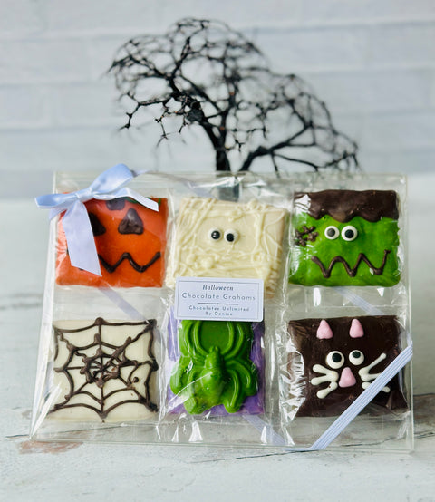 Fall Chocolate Covered Gram Cracker Set