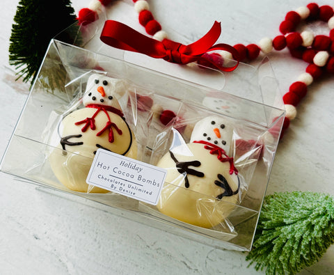 Snowmen Hot Chocolate Bombs (Set of 2)