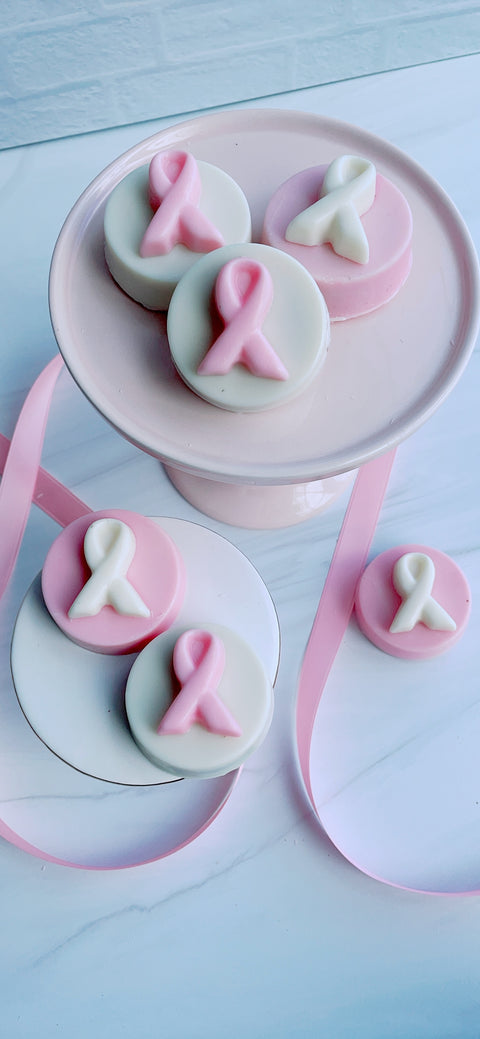 Breast Cancer Awareness Chocolate Covered Oreos