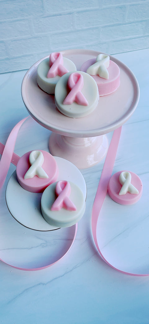 Breast Cancer Awareness Chocolate Covered Oreos