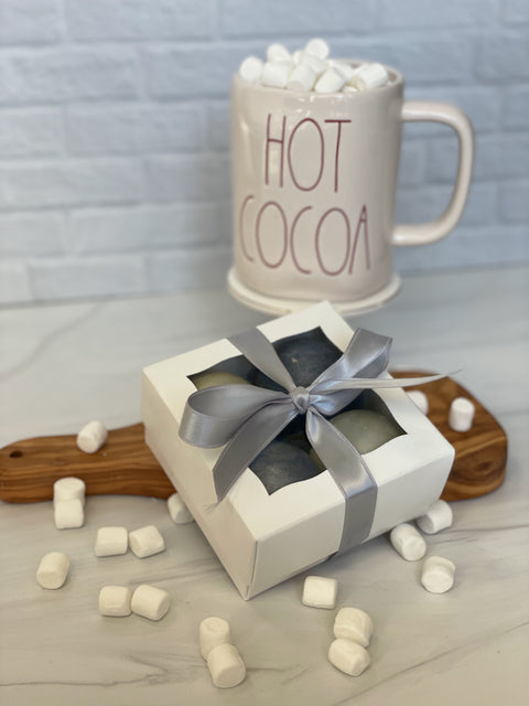 Mini Hot Chocolate Bombs, Chocolate Bombs (Set 0f 4)