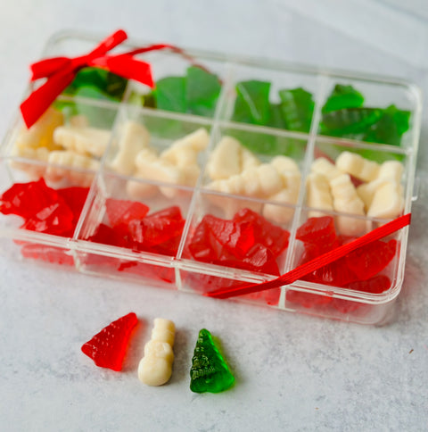 Christmas Gummy Box – Albanese Holiday Candy Collection | Festive Chewy Treats