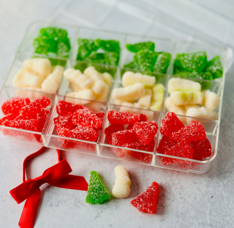 Albanese Christmas Tree Gummies – Premium Holiday Gummy Candies | Sanded Texture