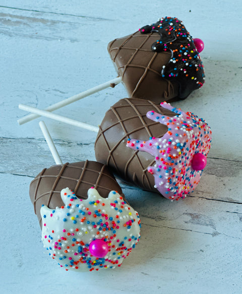 Jumbo Chocolate Dipped Marshmallows (Set of 12)