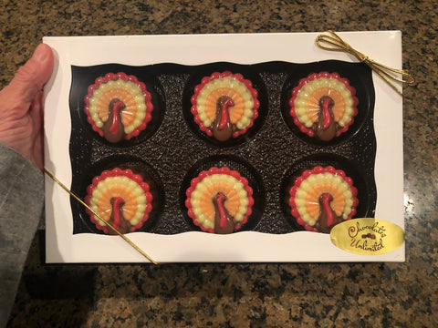 Thanksgiving Turkey Chocolate Covered Oreos Box Set