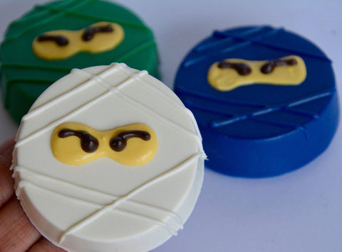 Ninja Themed Chocolate Covered Oreos