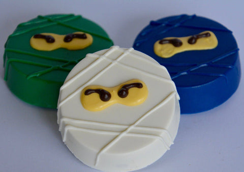 Ninja Themed Chocolate Covered Oreos