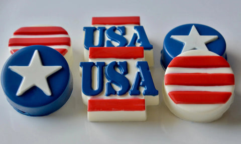 USA Chocolate Covered Oreos (Set of 12)