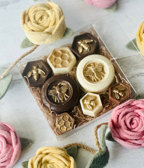 Bee Inspired Chocolate Covered Cookie Set