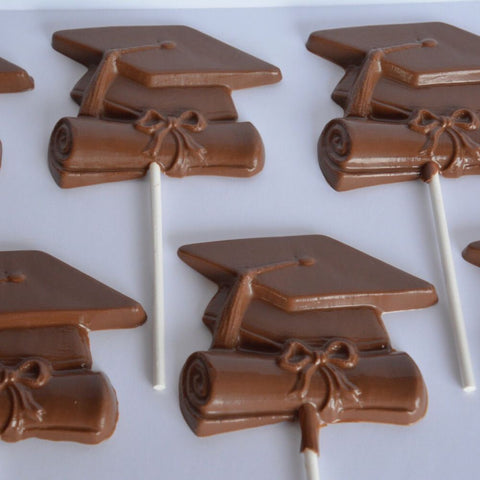 Graduation Chocolate Lollipops (Set 0f 12)