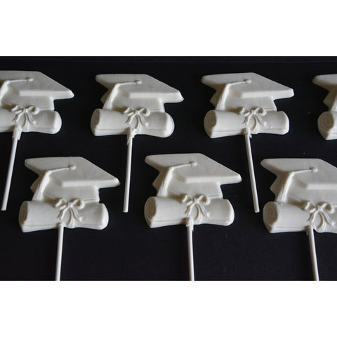 Graduation Chocolate Lollipops (Set 0f 12)