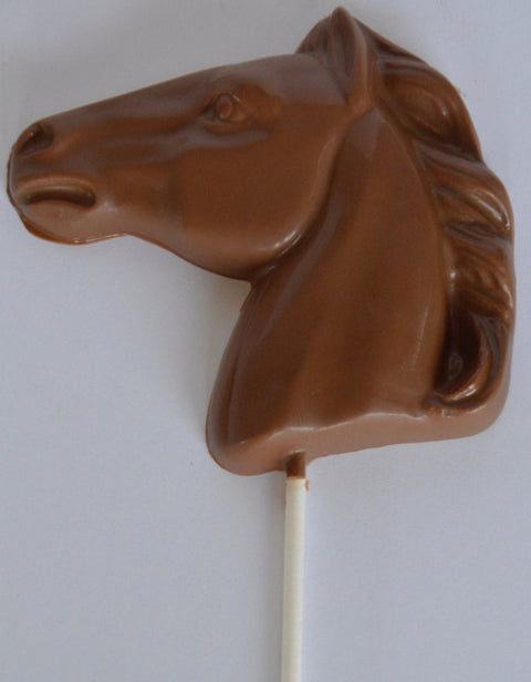 Chocolate Horse Party Lollipops (Set of 12)