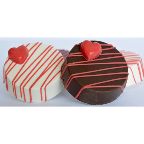 Valentines Chocolate Covered Oreos (Set of 12)