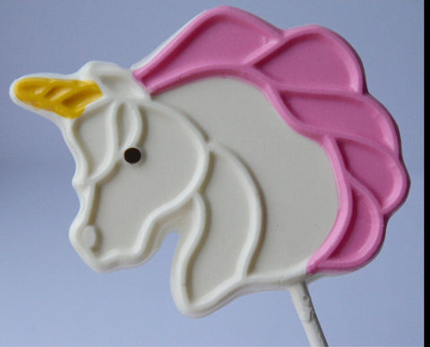 Unicorn Chocolate Lollipops (Set of 12)