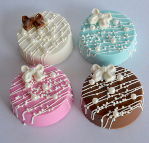 Elegantly Drizzled Chocolate Covered Oreos (Set of 12)